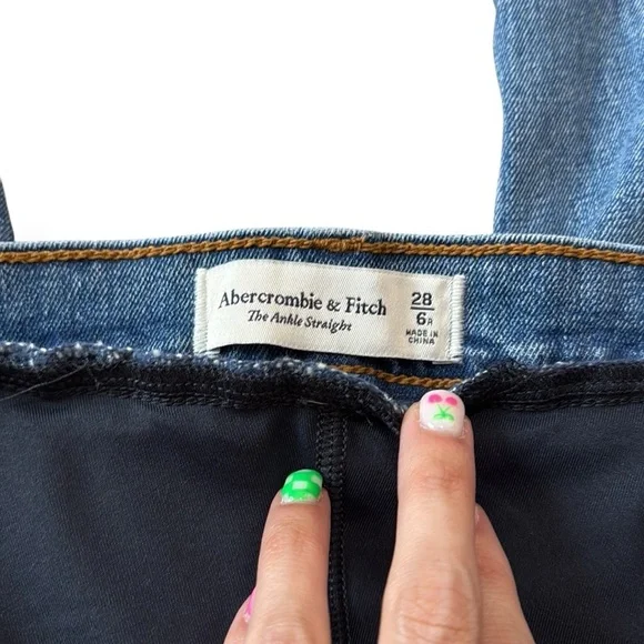Abercrombie & Fitch Maternity The Ankle Straight Jeans - Picture 6 of 7